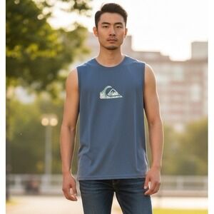 Quiksilver Men's S UPF50 Blue Tank Top NWOT